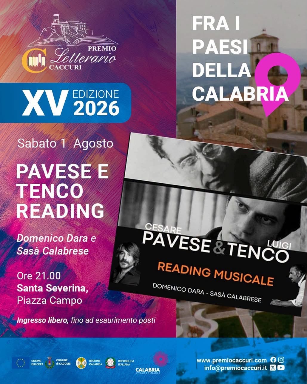 Locandina di Premio Letterario Caccuri - XV Edizione 2026