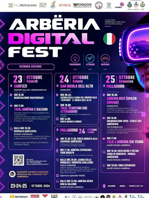 Affiche de Arberia Digital Fest
