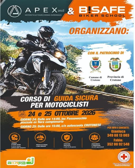 Affiche de Corso di Guida Sicura su Due Ruote – I Edizione