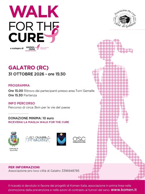 Plakat von Walk for the Cure