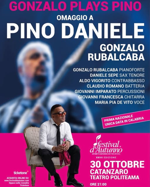 Affiche de Gonzalo Plays Pino - Omaggio a Pino Daniele