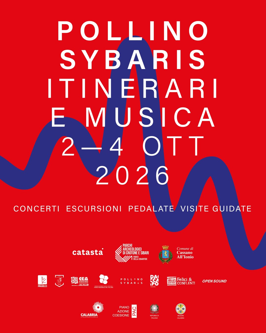 Plakat von Pollino Sybaris Itinerari e Musica