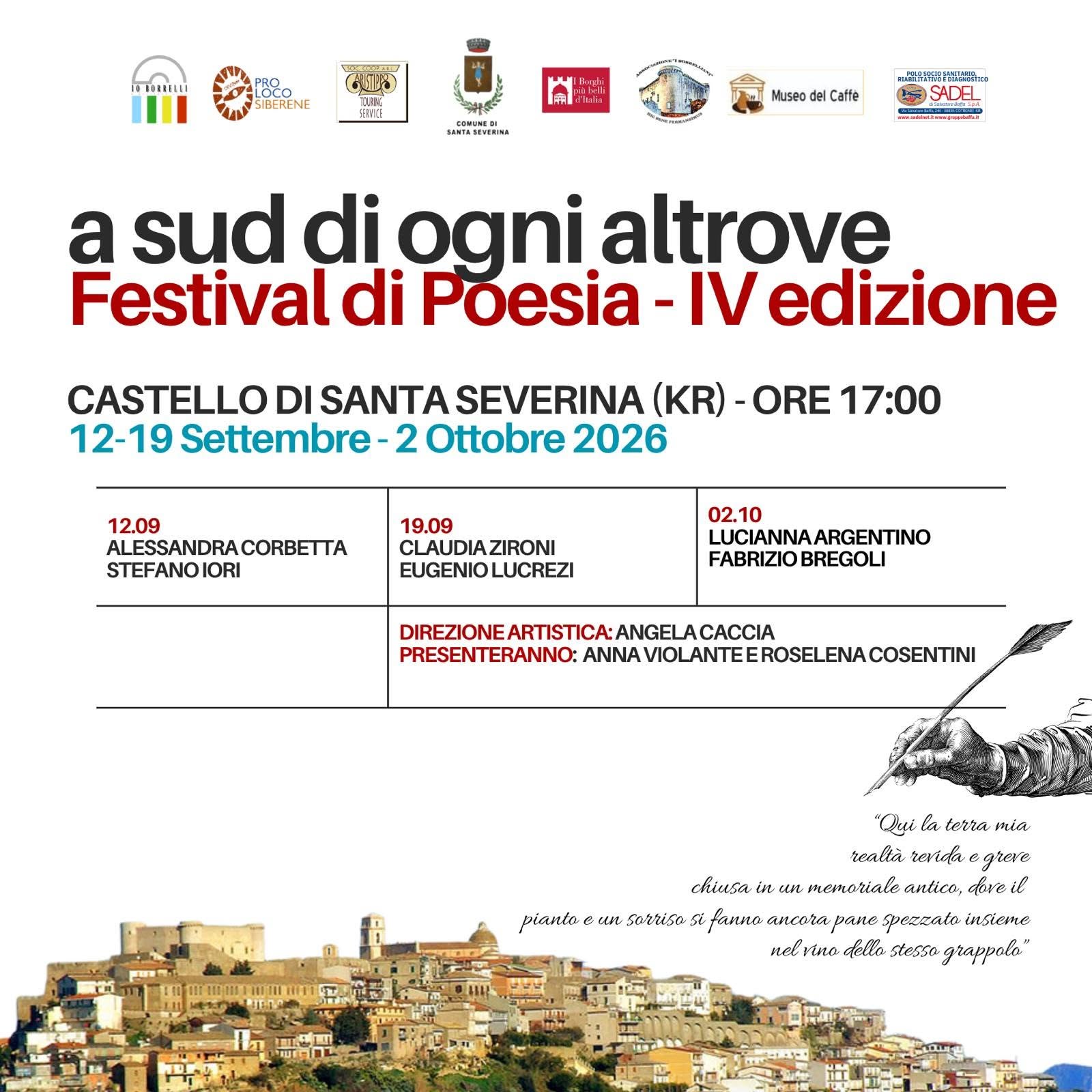 Plakat von I MURALE DI SANTA SEVERINA - Festival di Poesia
