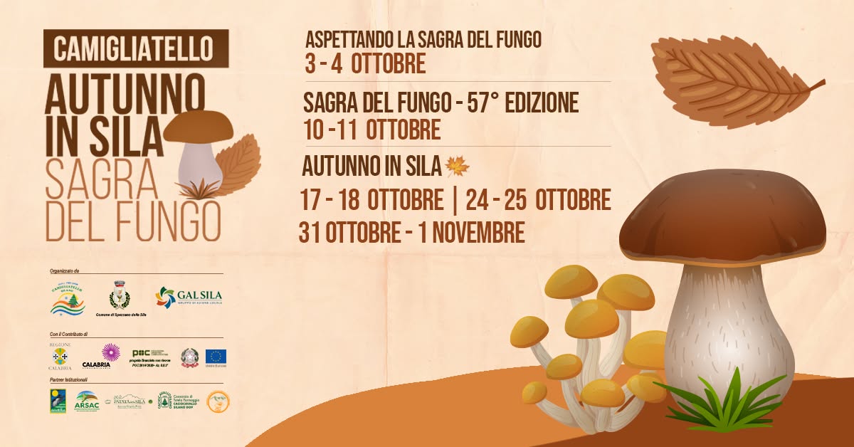 Locandina di SAGRA DEL FUNGO - 57° EDIZIONE