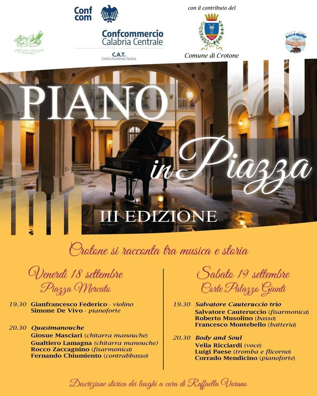 Locandina di Piano in Piazza III Edizione
