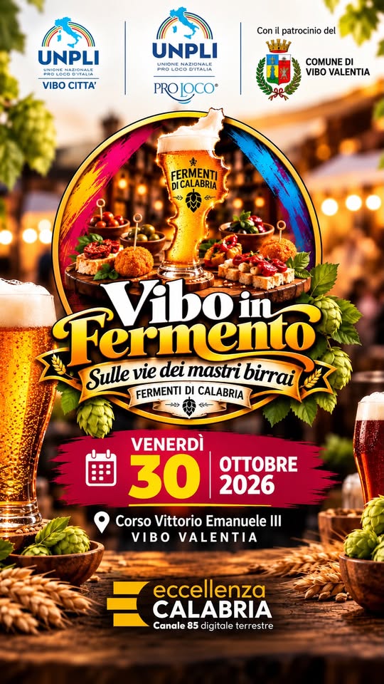 Plakat von Vibo in Fermento - Sulla via dei mastri birrai