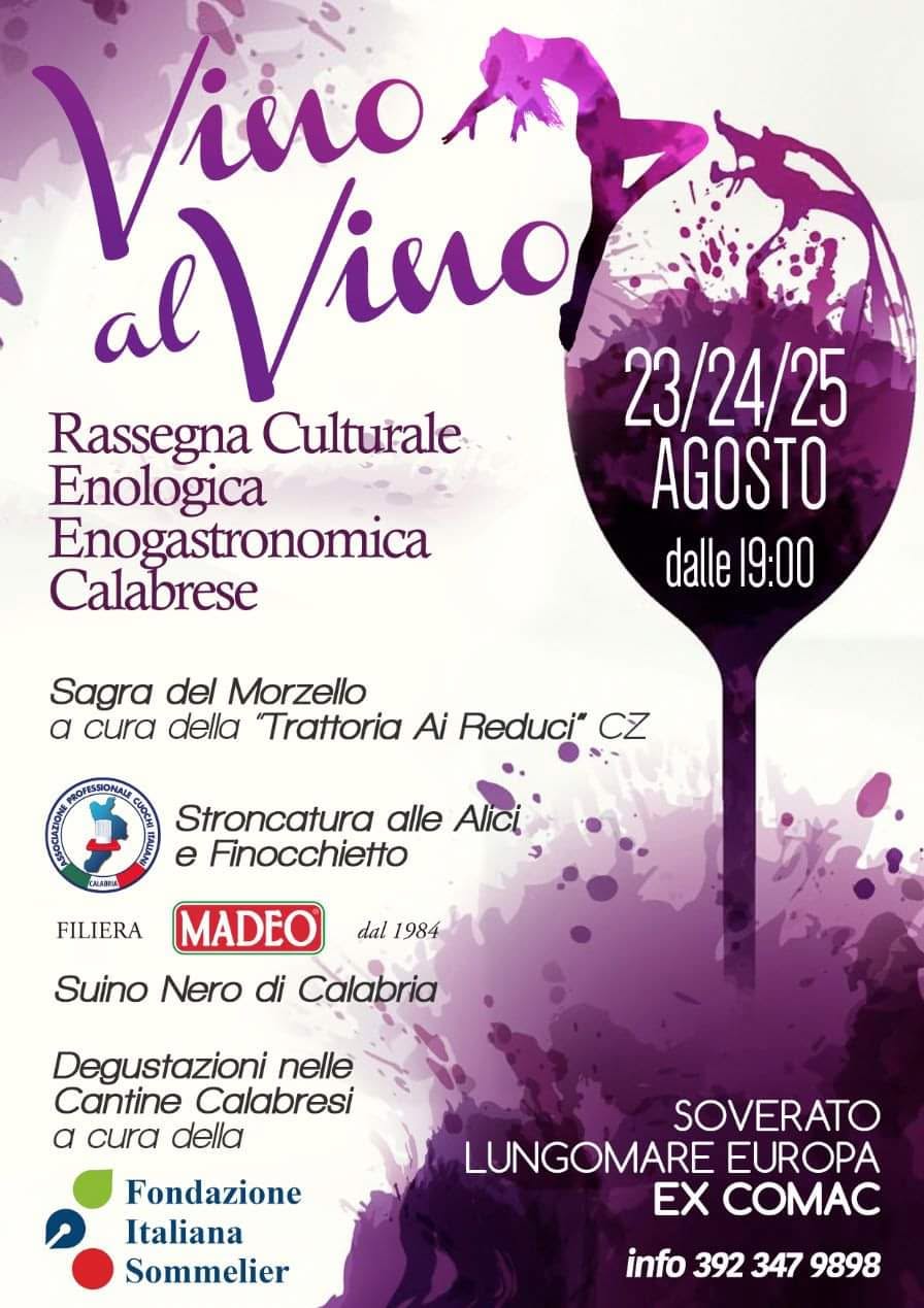 Locandina di Vino al Vino