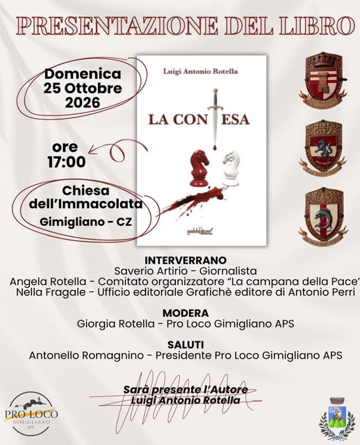 Plakat von Presentazione del libro "La Contesa"