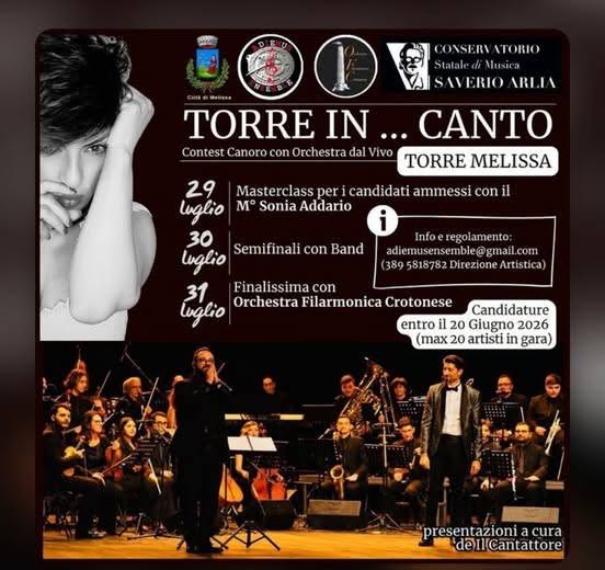 Locandina di Torre in... Canto