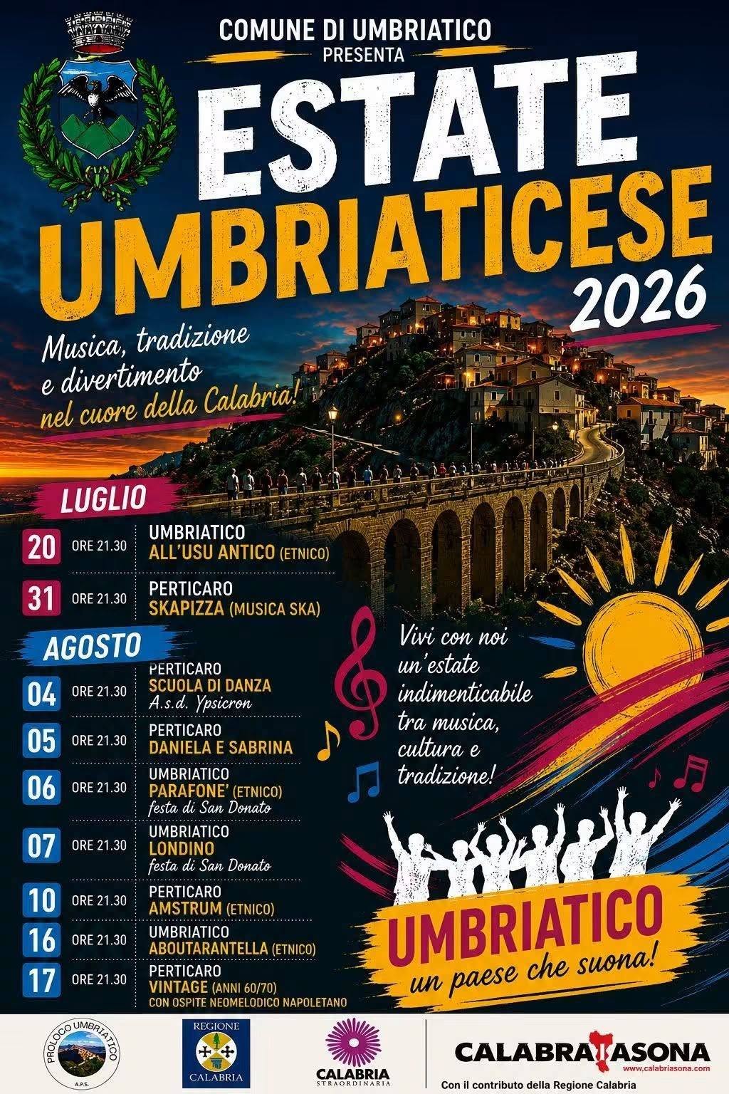 Locandina di Estate Umbriatichese 2026