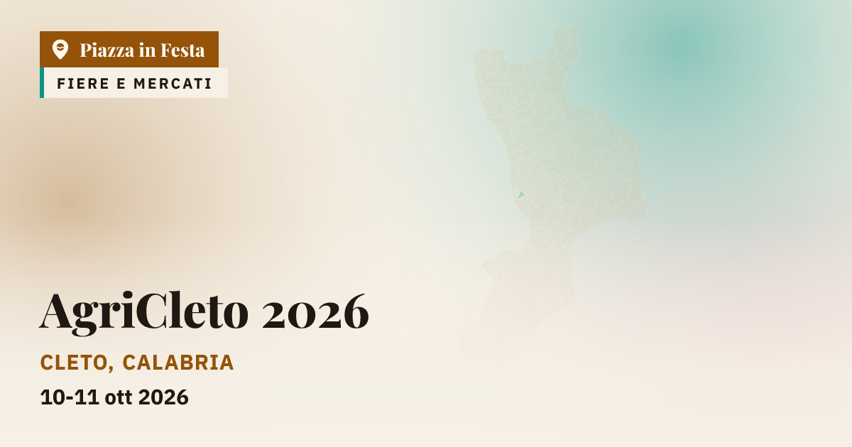 AgriCleto 2026